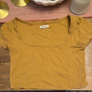 Madewell Golden Crop Top